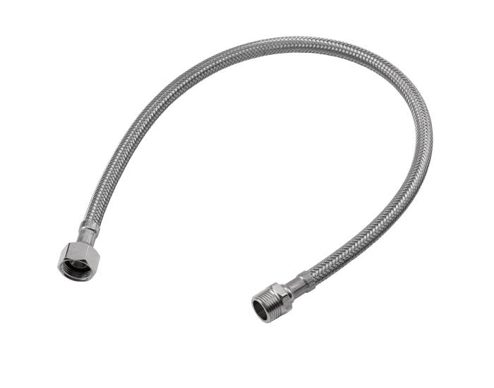 Forlængerslange 50 cm 3/8" nippel x 3/8" omløber – Kombi Flex